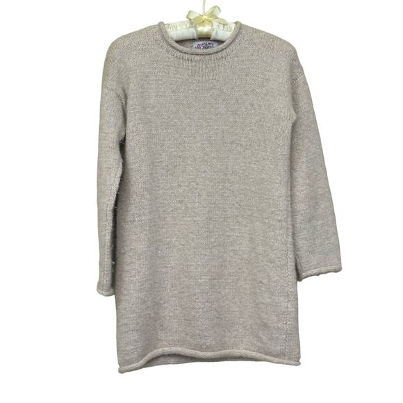 Scarlett Begonia baby alpaca sweater, cabincore, lodge, cozy, quiet luxury - Picture 1 of 4